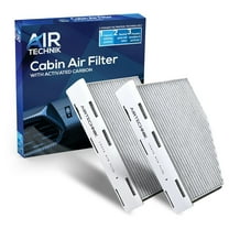 AirTechnik CF10373 Cabin Air Filter w/Activated Carbon 2 Pack Fits Audi A3, A3 Quattro, Q3, TT Quattro, VW Beetle, Caddy III, CC, EOS, Golf, GTI, Passat, R32, Rabbit - CUK2939