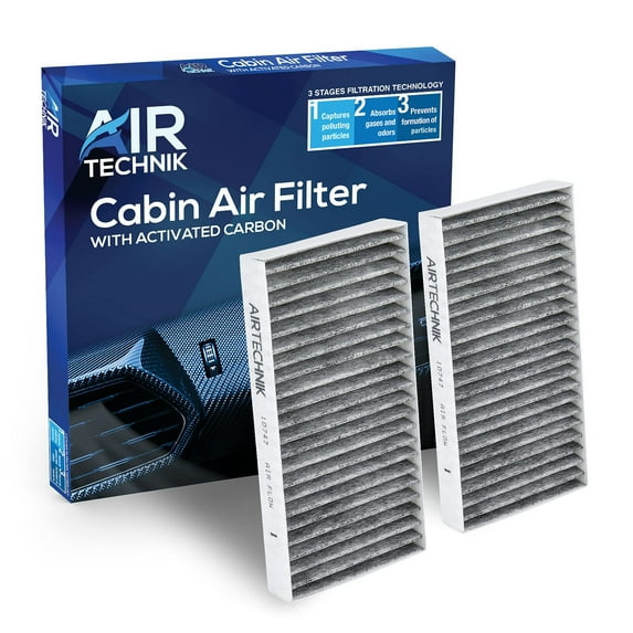 AirTechnik CF10747 Cabin Air Filter w/Activated Carbon  Fits Dodge Nitro 2007-2011, Jeep Liberty 2008-2012 - 800175P2