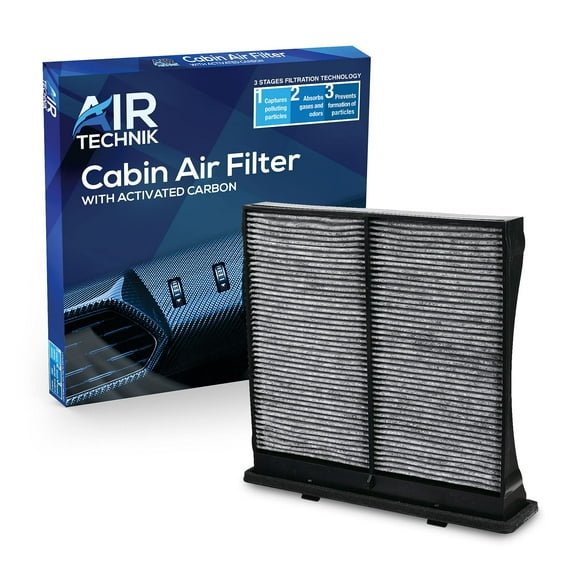 AirTechnik CF10930 Cabin Air Filter w/Activated Carbon Fits Subaru Crosstrek 2016-2017, Forester 2009-2018, Impreza 2008-2016, WRX 2012-2021, WRX STI 2013-2021, XV Crosstrek 2013-2015 - 72880-FG000
