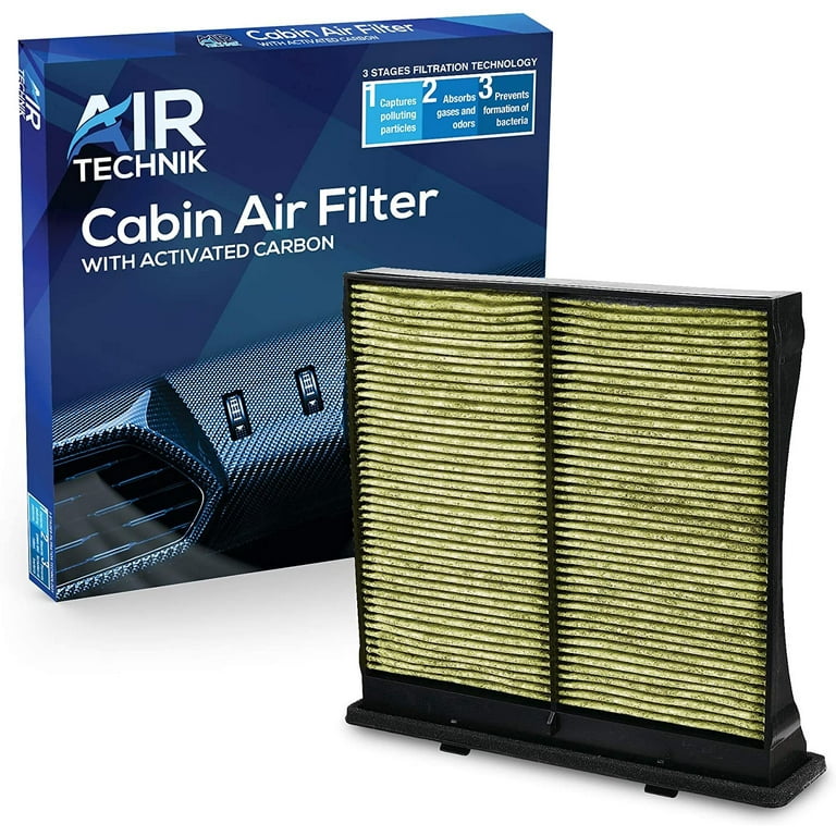 AirTechnik CF10930 PM2.5 Cabin Air Filter w Activated Carbon Fits Subaru Crosstrek 2016 2017 Forester 2009 2018 Impreza 2008 2016 WRX 2012 2019 XV Crosstrek 2013 2016 Walmart