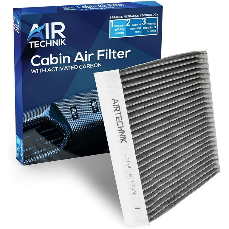 AirTechnik Activated Carbon Cabin Air Filter CF11174 for Ford Fusion Lincoln MKZ Mercury Milan 2010 2012 Walmart