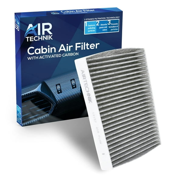 AirTechnik CF12157 Cabin Air Filter w/Activated Carbon Fits Lexus ES300H/ES350, RX350, RX450H, UX200, Mazda CX-9, Toyota Avalon, Camry, Corolla, Highlander, Prius, RAV4, Sienna, Venza - 87139-0E040