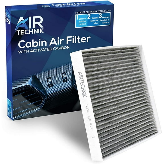 AirTechnik CF12159 Cabin Air Filter w/Activated Carbon Fits Hyundai Sonata Hybrid ONLY 2016-2019 / Kia Optima 2016-2020