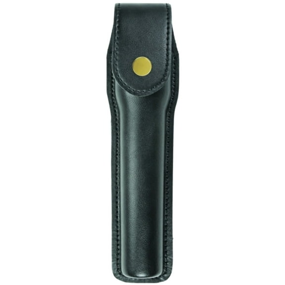 Hero’s Pride AirTek Flashlight Case, Extra-Large Closed Holder, Plain Finish, Brass Snap, Fits 2.25" Belts