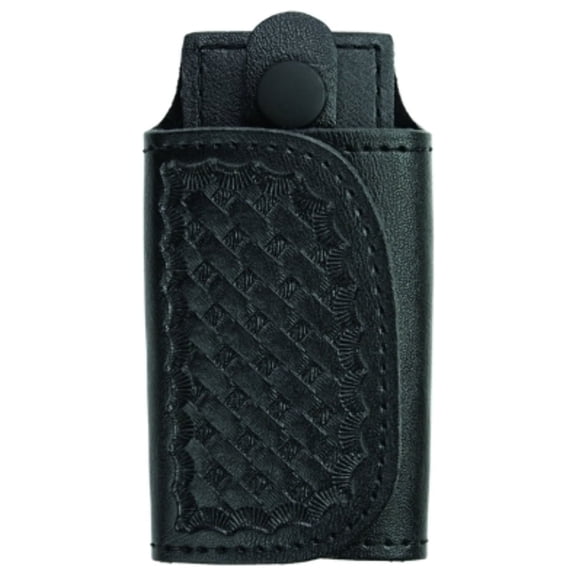 Hero’s Pride AirTek Silent Key Holder – Basket Weave Finish, Black Snap