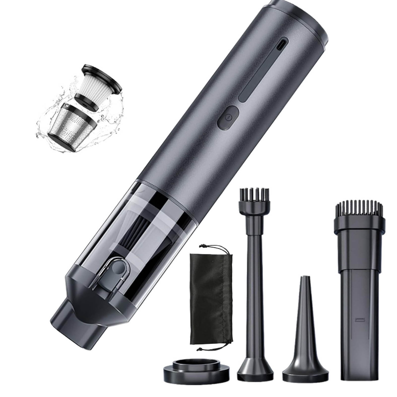 AirTrek Pro – & Blower With Enhanced Power 19 000pa Powerful Car Vacuum Cordless Handheld Vacuum Cleaner Blow & Suction 2 In 1, Vacuum Cleaner Suction Blower Combo A
