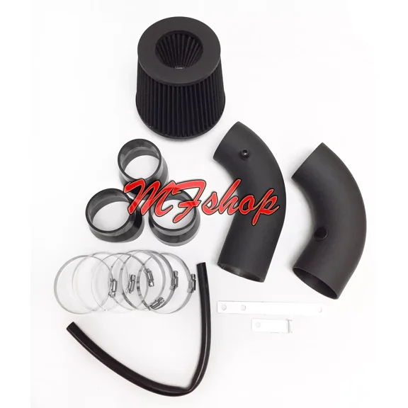 AirX Racing Air Intake Filter Kit For 1999 2000 2001 2002 2003 Mazda Protege MP5 With 1.8L 2.0L Engine (Black Coated)