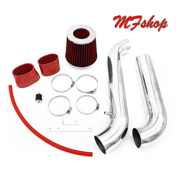 AirX Racing Cold Air Intake Filter Kit For 1994 1995 1996 1997 1998 1999 2000 2001 2002 Honda Accord DX EX LX With 2.2L L4 Engine (Red)