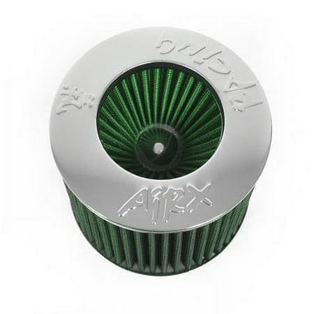 AirX Racing High Flow Performance Cone Air Filter with 3" inlet - Green