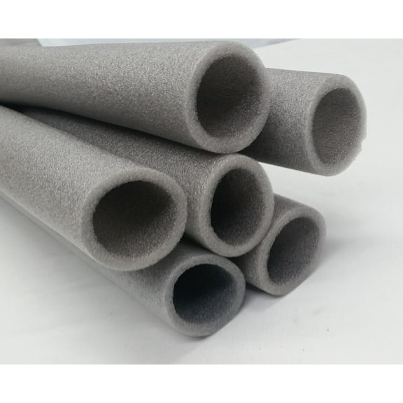 AirZone 38" Gray Enclosure Pole Foam Tubes, 6-Pack