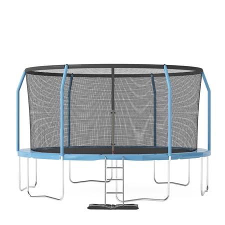 AirZone Jump Premier Backyard Trampoline, Blue, 12 ft