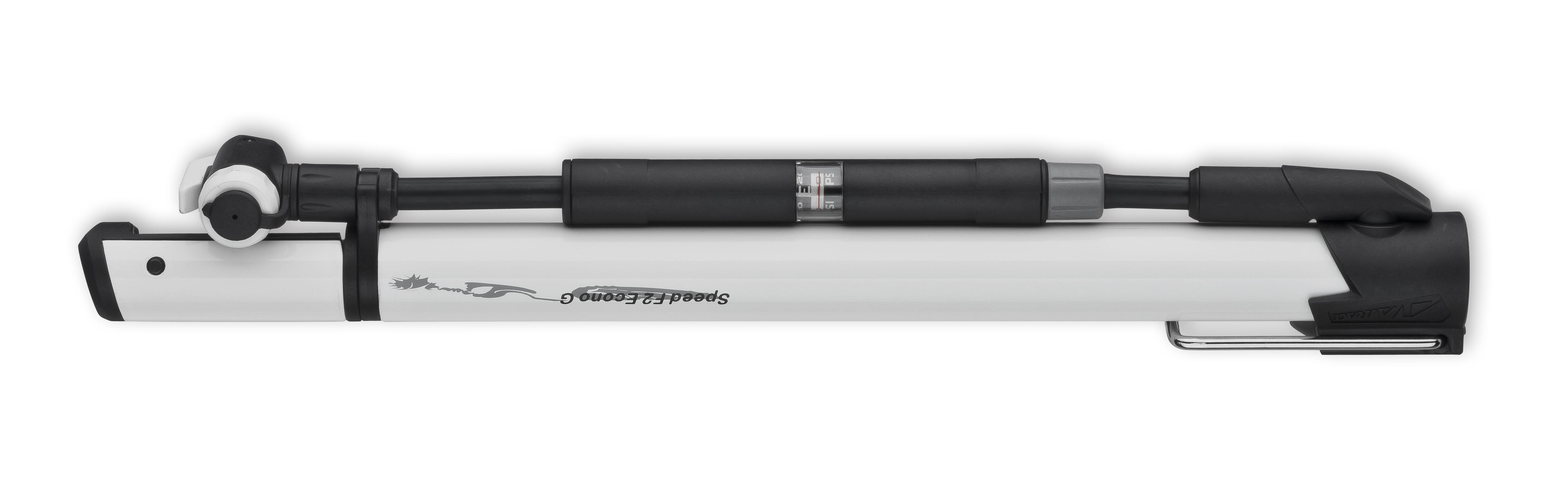 Airace Mini Pump for Mountain Bike, Reversible Schrader, Presta and