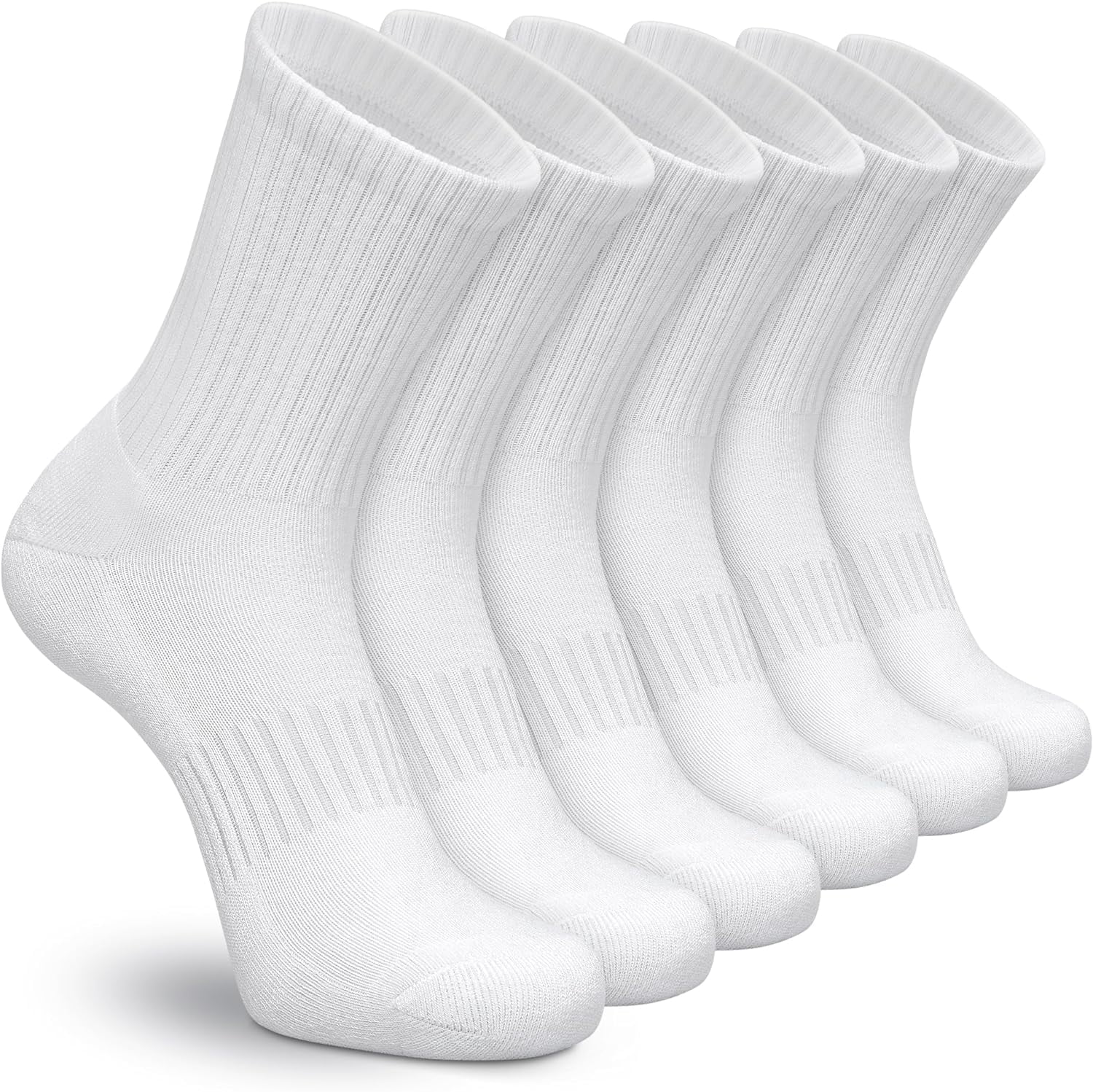 Airacker Athletic Socks Sport Running Calf Socks Performance Cushioned