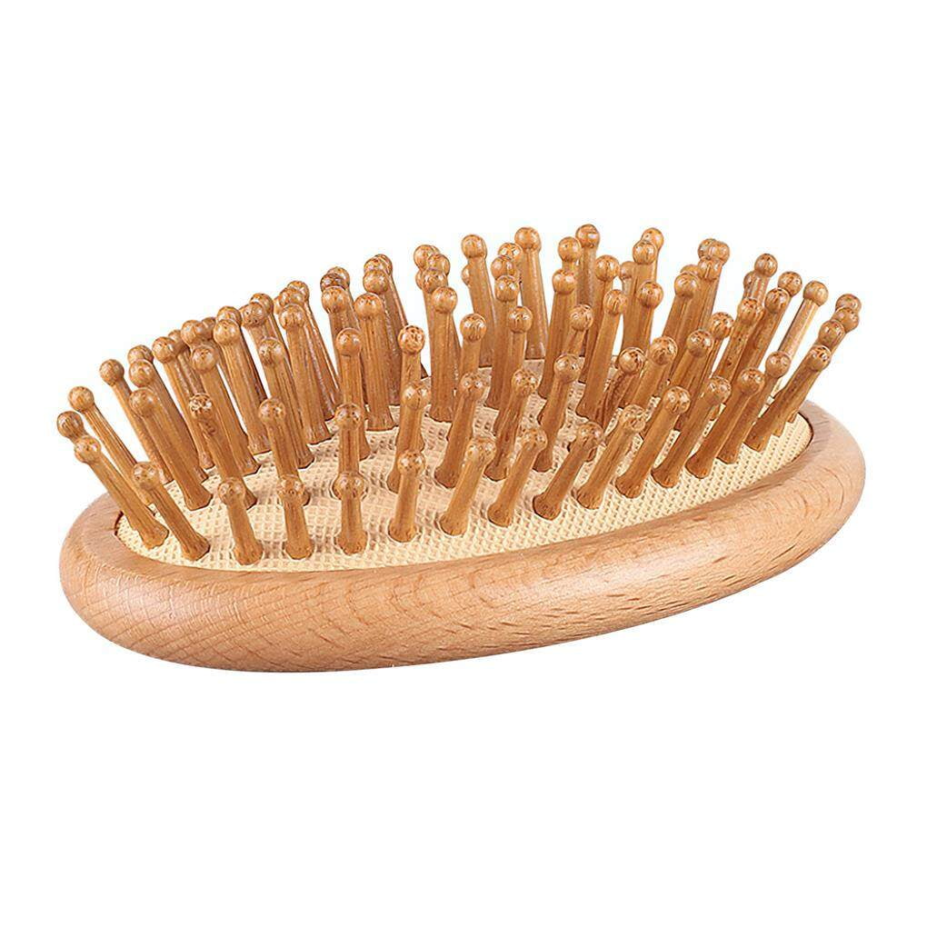 Airbag Comb Hair Brush Natural Wooden Bamboo Handle Hairbrush for Long