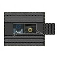 thumbnail image 1 of Airbag / Parachute Fabric Heavy Duty 14oz Lumber Tarp 20x20 (6' Drop with 6' x 8' Flap) - Black, 1 of 9