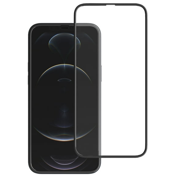 Airbag Tempered Glass for iPhone 12 Pro Max, Full Size 9H Hard Screen Guard Protector Crack Saver for Apple iPhone 12 Pro Max (2020, 6.7" Model)