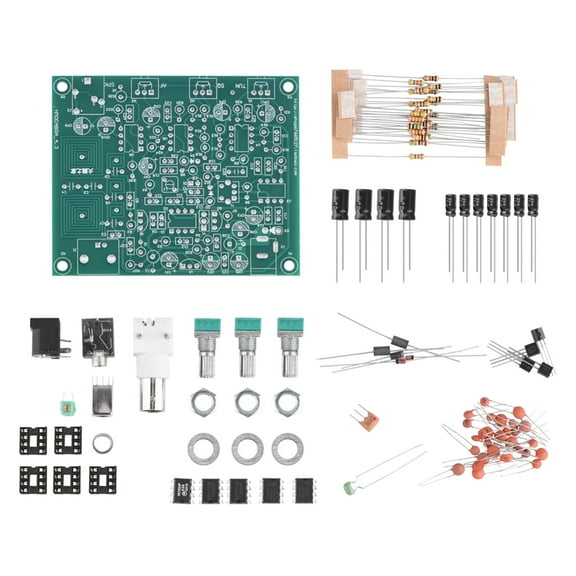 Airband Radio Receiver Kit, High Sensitivity Radio Transmitter Receiver Telegraph DIY Radio Kit DIY Airband Aviation Radio Receiver Kit 118 136MHz AM