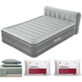 thumbnail image 1 of Queen Airbed Sleep Bundle – 18" Air Mattress, Sheet Set & Memory Foam Pillow, 1 of 5