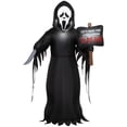 thumbnail image 1 of Airblown Halloween Yard Inflatable Light Ghostface Medium FunWorld, 5 ft, 1 of 7