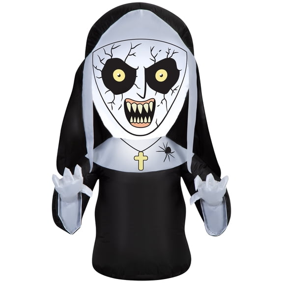 The Nun Airblown Inflatable with Spider Detail, 3.5 ft Tall