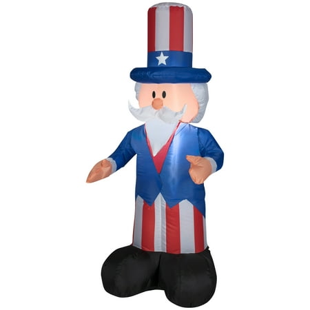 product image of Airblown Inflatable Uncle Sam 4ft tall by Gemmy Industries