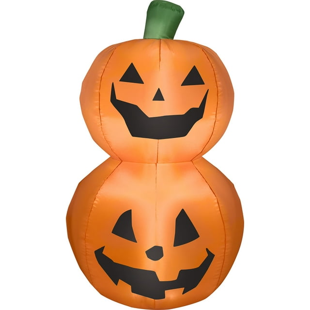 Airblown Inflatables 3.5FT Tall Halloween Inflatable Pumpkin Stack Duo