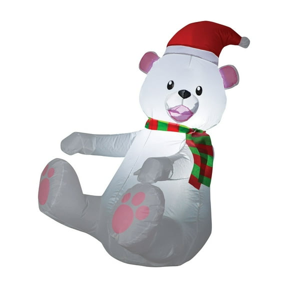 Airblown Inflatables Air Blown Polar Bear Yard Inflatable, 42"