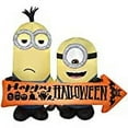 thumbnail image 1 of Airblown Inflatables  Airblown Medium Minions with Halloween Sign, 1 of 2