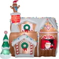 thumbnail image 1 of Airblown Inflatables Animated Gingerbread House Inflatable, 1 of 1