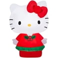 thumbnail image 1 of Airblown Inflatables Christmas Hello Kitty with Red Dress Sanrio, 1 of 6