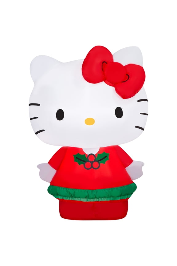 Christmas Hello Kitty with Red Dress Sanrio
