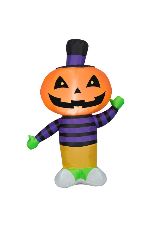 Pumpkin Boy w/ Striped Shirt
