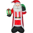 thumbnail image 1 of Airblown Inflatables Santa with Fuzzy Plush Fabric,8 ft., 1 of 3
