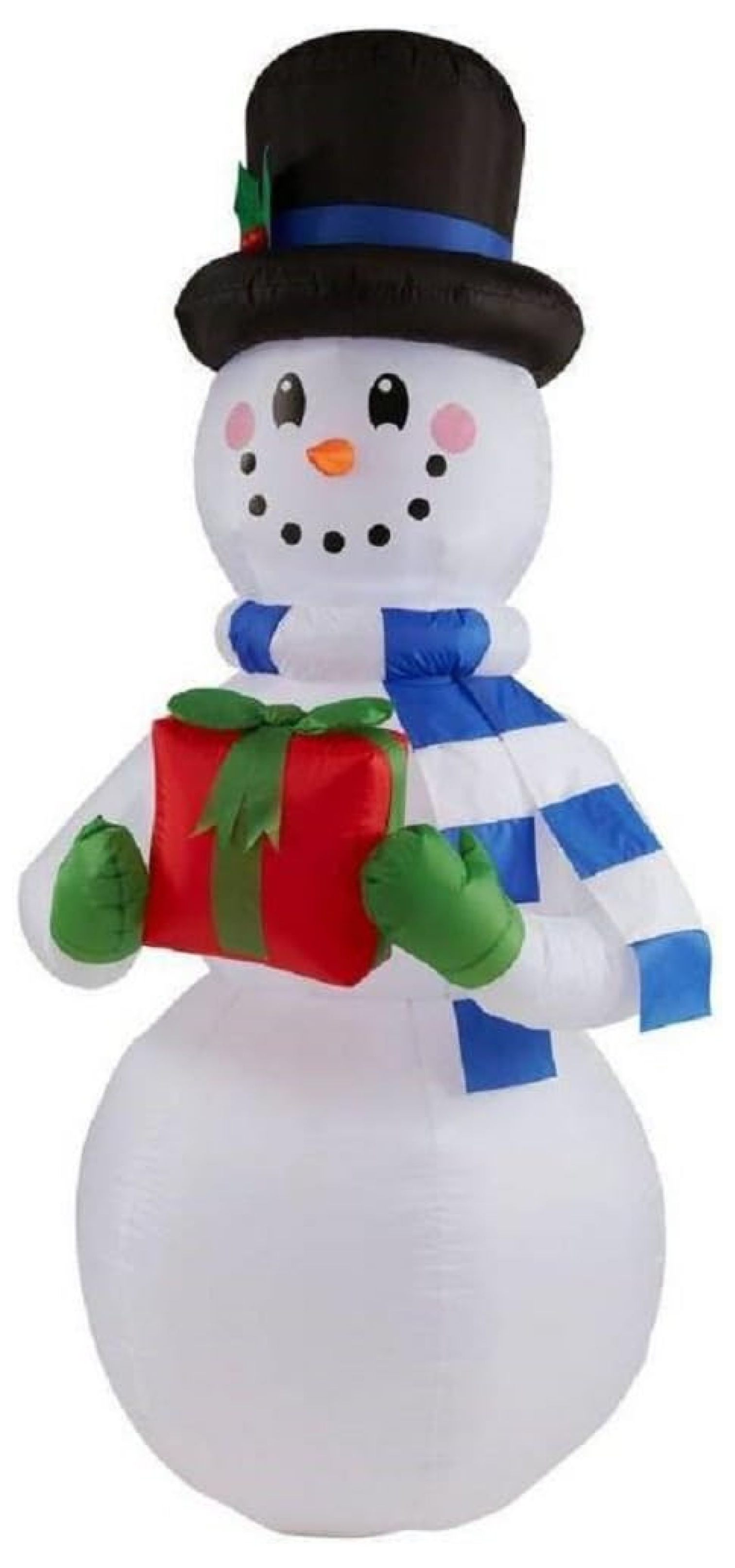 Airblown Inflatables Snowman with Gift Box - Walmart.com