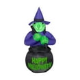 thumbnail image 1 of Airblown Inflatables G08 73258X Witch with Caldron, Multi Color, 1 of 2