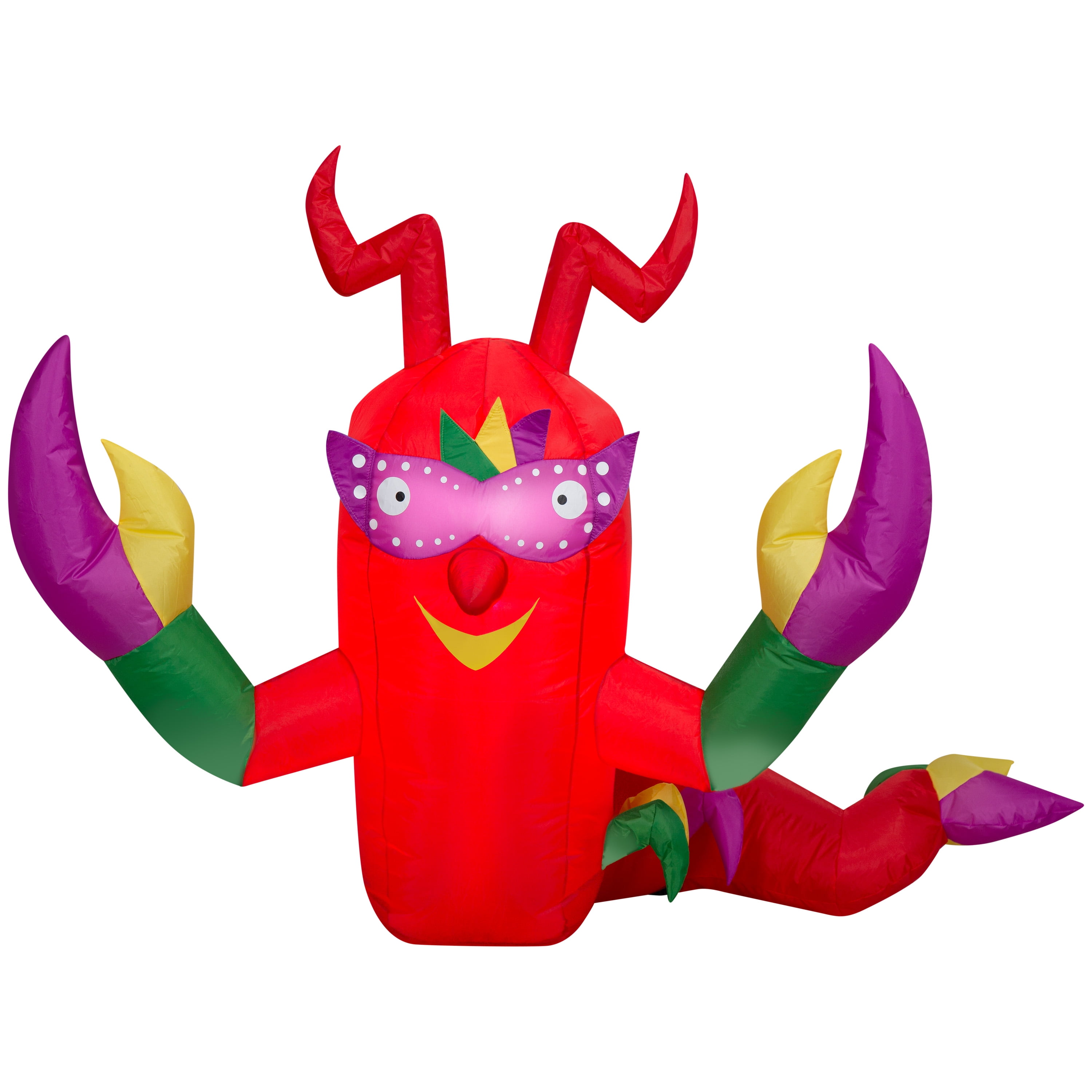 Airblown-Mardi Gras Crawfish-SM, WAY to CELEBRATE - Walmart.com