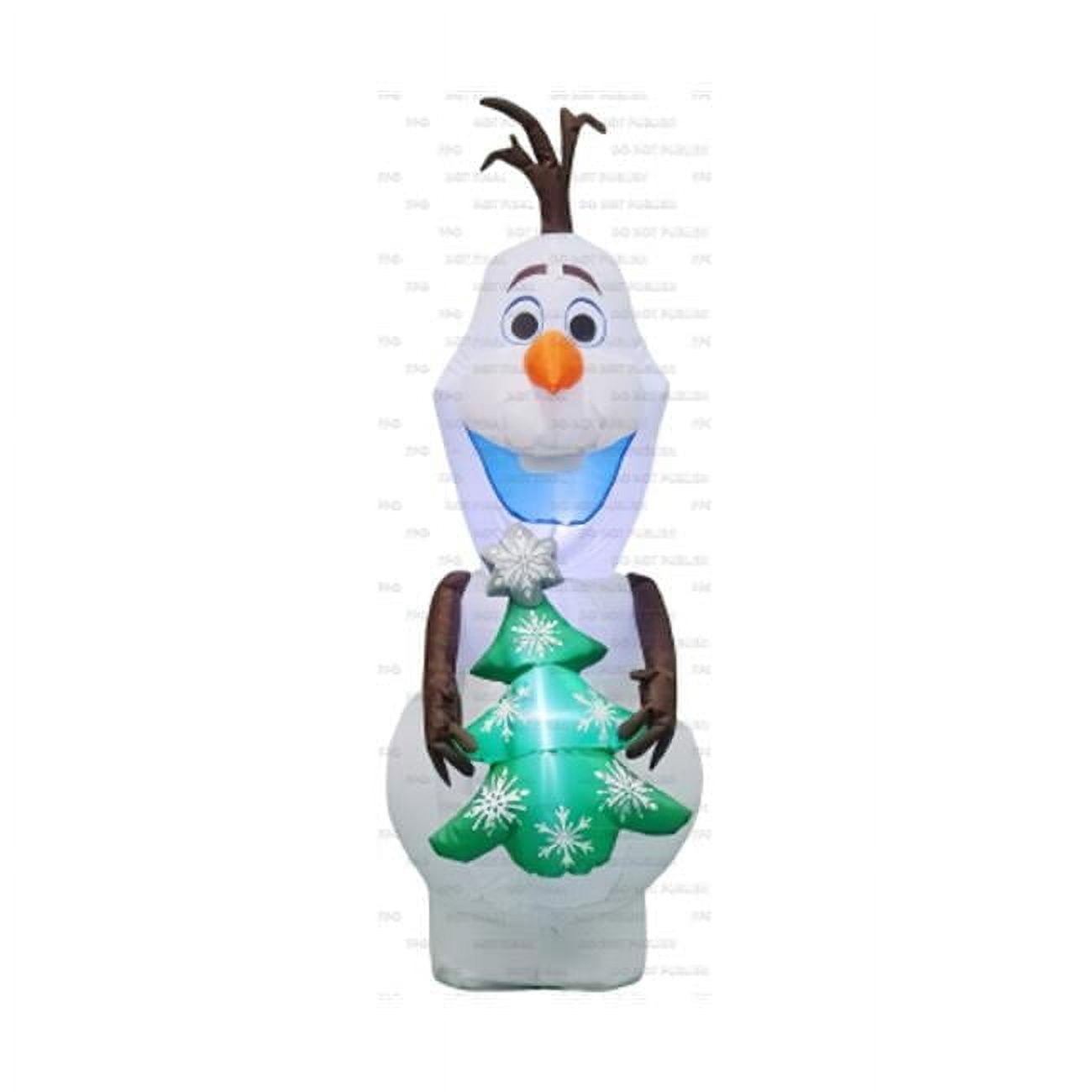 Airblown Olaf Holding Christmas Tree