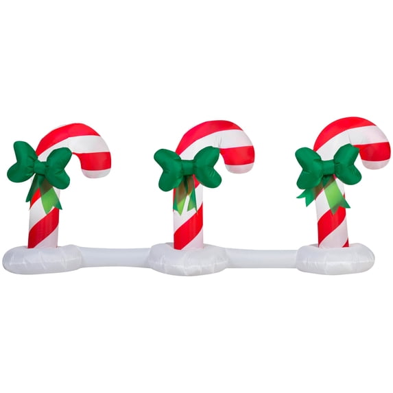 Airblown Pathway Candy Canes Christmas Inflatable
