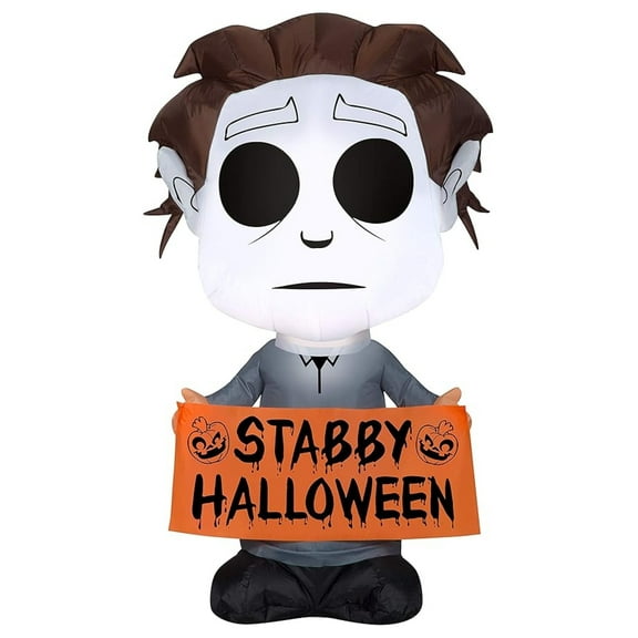Airblown Stylized Michael Myers Universal, 3.5 ft Tall, Multicolored