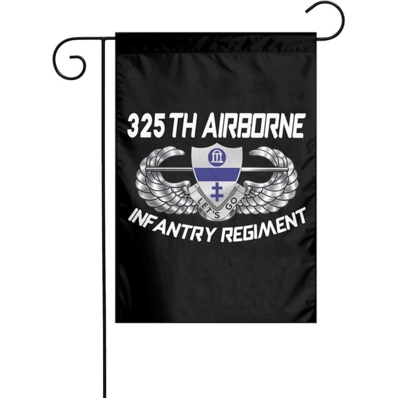 Airborne Infantry Regiment Double Sided Garden Flag, 12 x 18 Inch Welcome Yard Decor, Outdoor Novelty Sign
