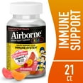 thumbnail interactive-video image 1 of Airborne Kids 500mg Vitamin C Immune Support Gummies, Multivitamin Supplement, Assorted Fruit Flavor, 21 ct, 1 of 16