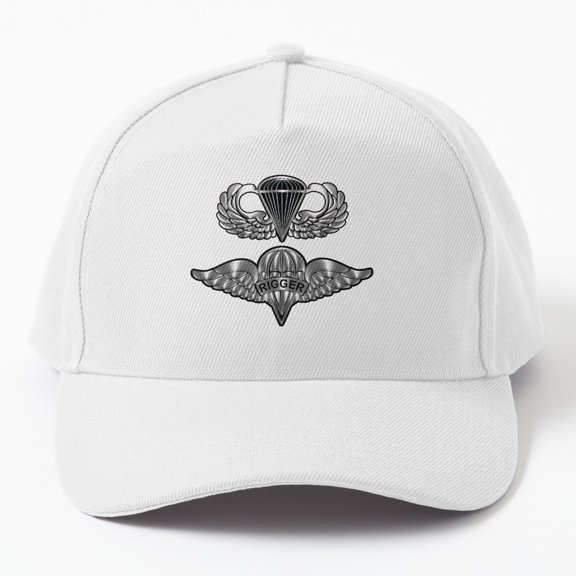 Airborne Parachute Rigger Baseball Cap, Soldier Service Statement Graphic Design, Classic Hat