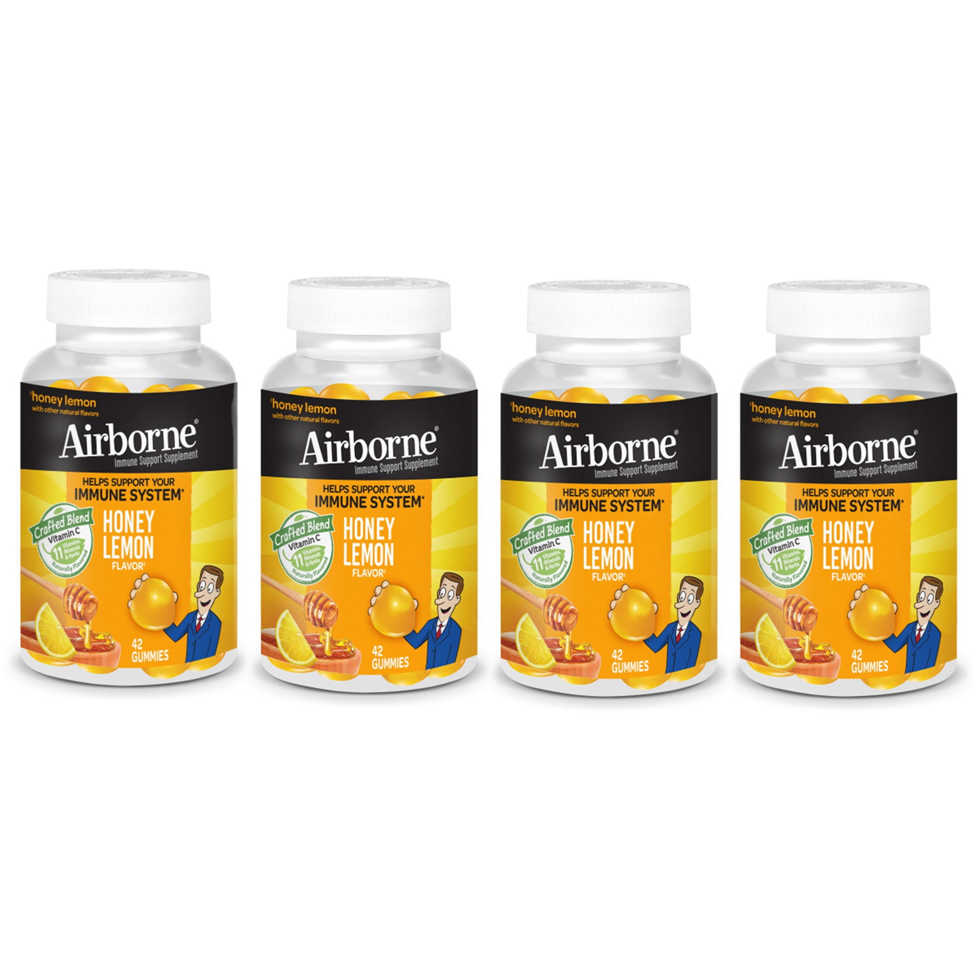 Airborne Vitamin C Gummies For Adults, Immune Support Gummies With