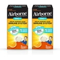 thumbnail image 1 of Airborne Zinc & Vitamin C ? Orange Flavored Chewable Tablets 32ct, Gluten Free & Non-GMO Immune Support Supplement, No Color Added, Naturally Flavored, Antioxidants, 1 Tablet Daily Pack of 2, 1 of 3