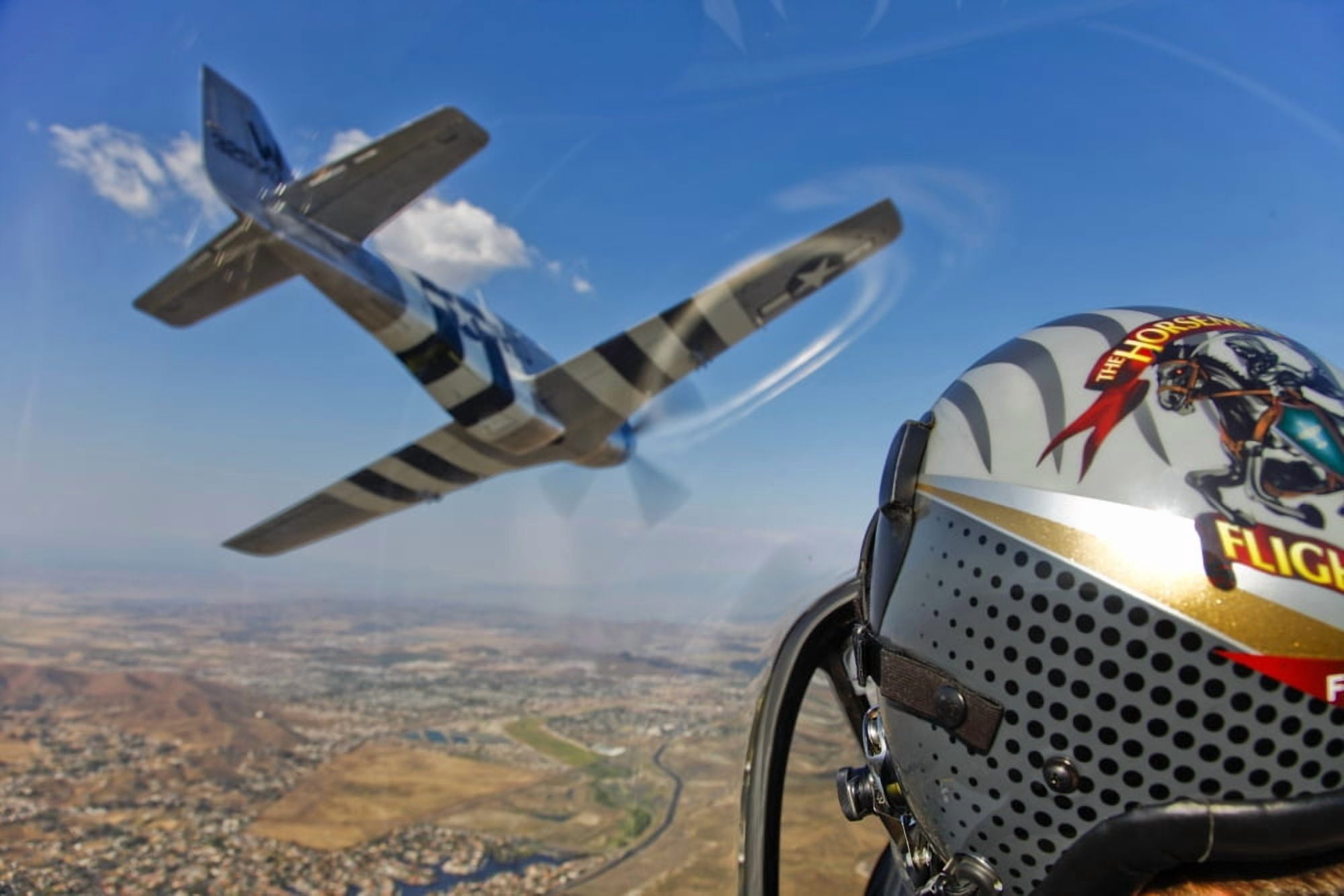 Airborne with The Horsemen Aerobatic Flight Team Canvas Art - Scott GermainStocktrek Images (17 x 12)