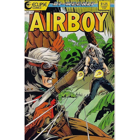 Airboy #16 VF ; Eclipse Comic Book