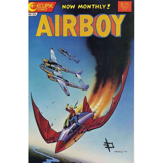 Airboy #33 VF ; Eclipse Comic Book