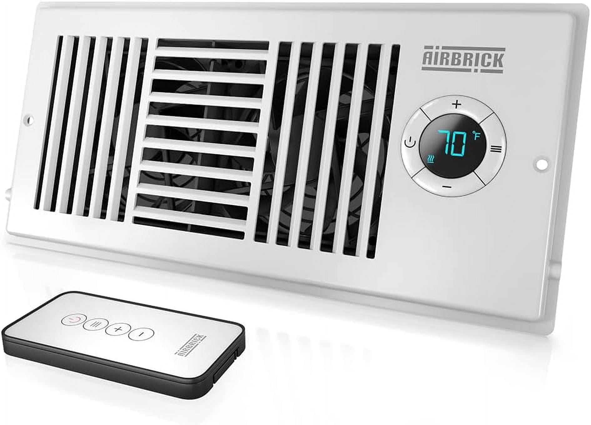 Airbrick, Intelligent 10 Speed Register Booster Fan, With Thermostat
