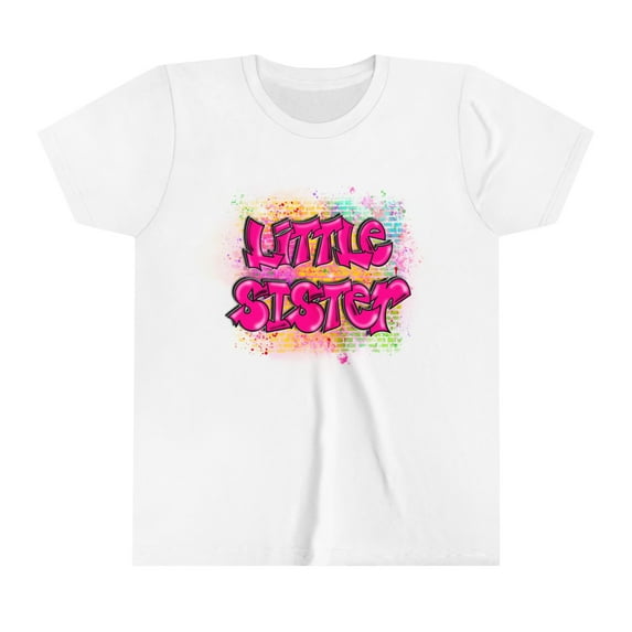 Airbrush Apparel, Airbrush Custom T-Shirt, Little Sister, Youth Tee