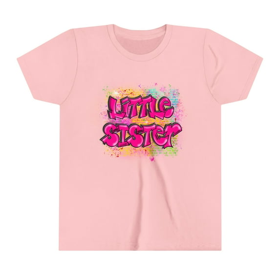 Airbrush Apparel, Airbrush Custom T-Shirt, Little Sister, Youth Tee